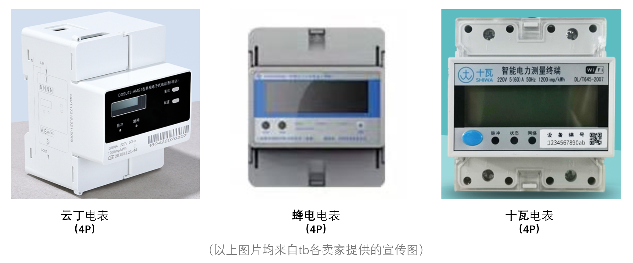 智能电表的对比分析