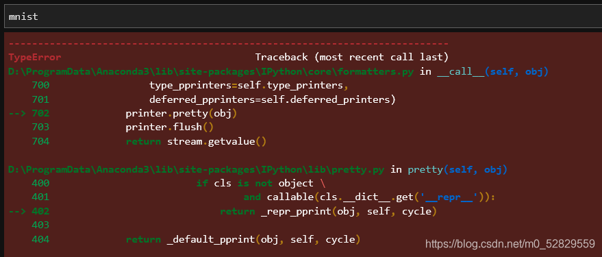 Pytorch项目Typeerror: __Repr__() Missing 1 Required Positional Argument: 'Self '_米线比面条好吃的博客-Csdn博客