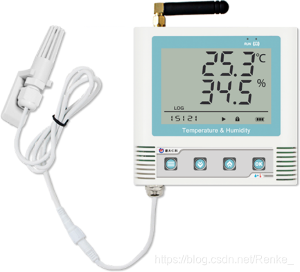 Low power consumption GPRS temperature and humidity transmitter