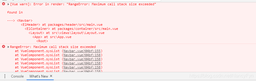 RangeError: Maximum call stack size exceeded-CSDN博客