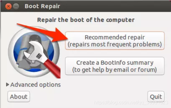 boot-repair界面