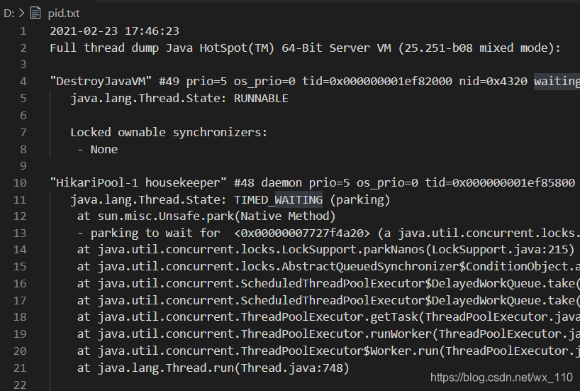 Windows如何查看一个Java进程的全部线程状态?_java运行后在windows上找到线程-CSDN博客