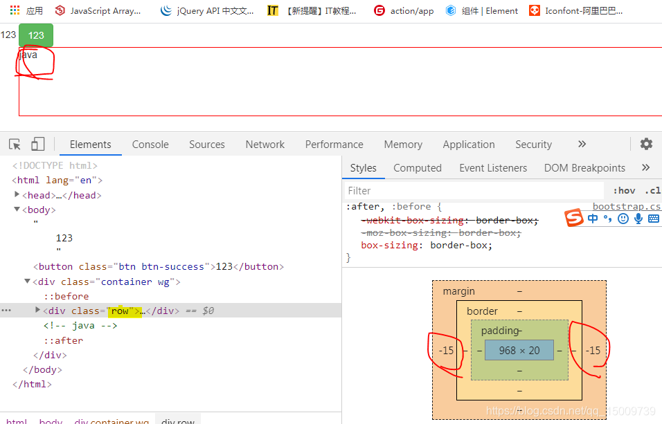 bootstrap 学习01 container 中padding值问题_bootstrap padding失效-CSDN博客
