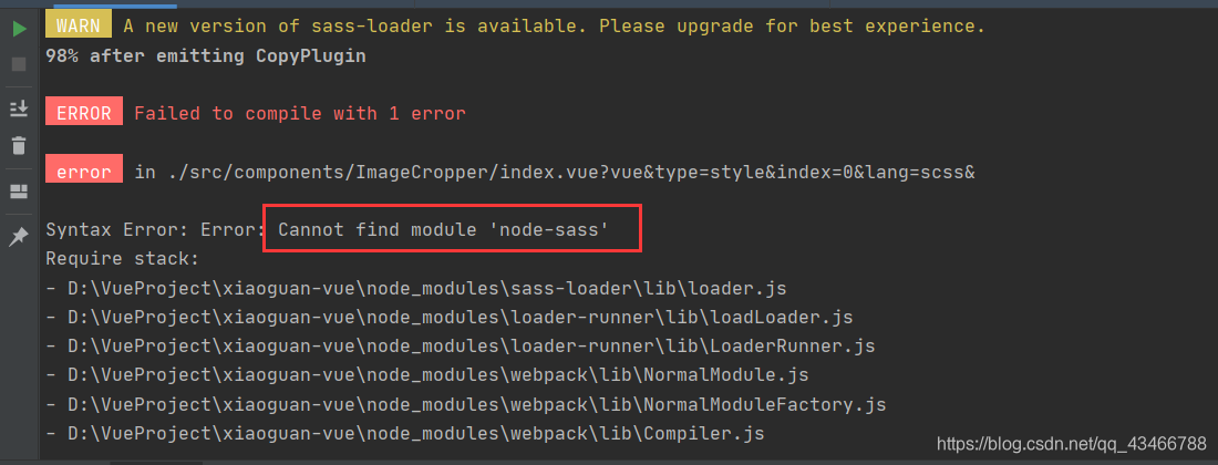 Sass loader. Sass vue.