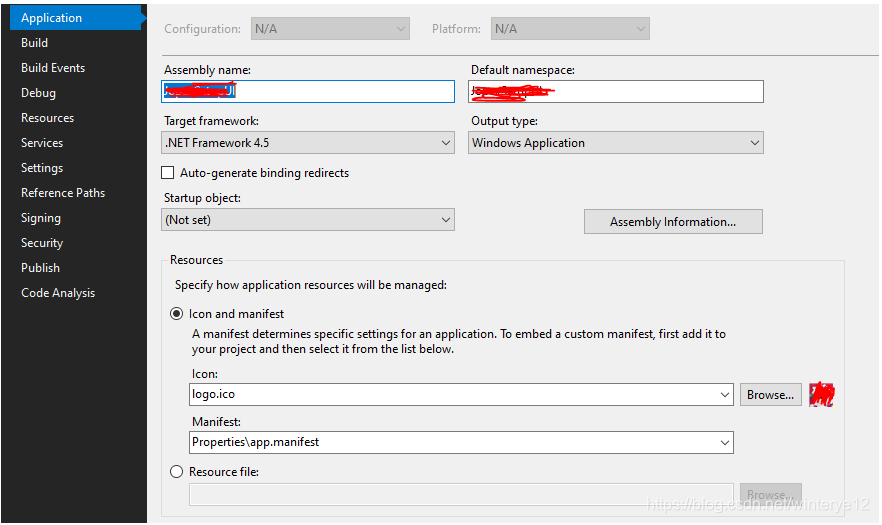 C# 程序图标设置/winform 图标