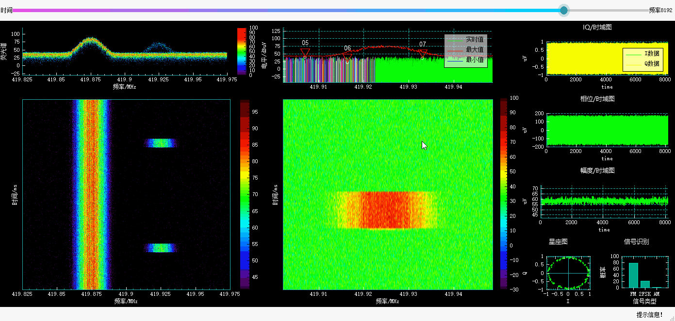 qcustomplot绘制实时波形图(频谱图,瀑布图,星座图)并开启opengl支持