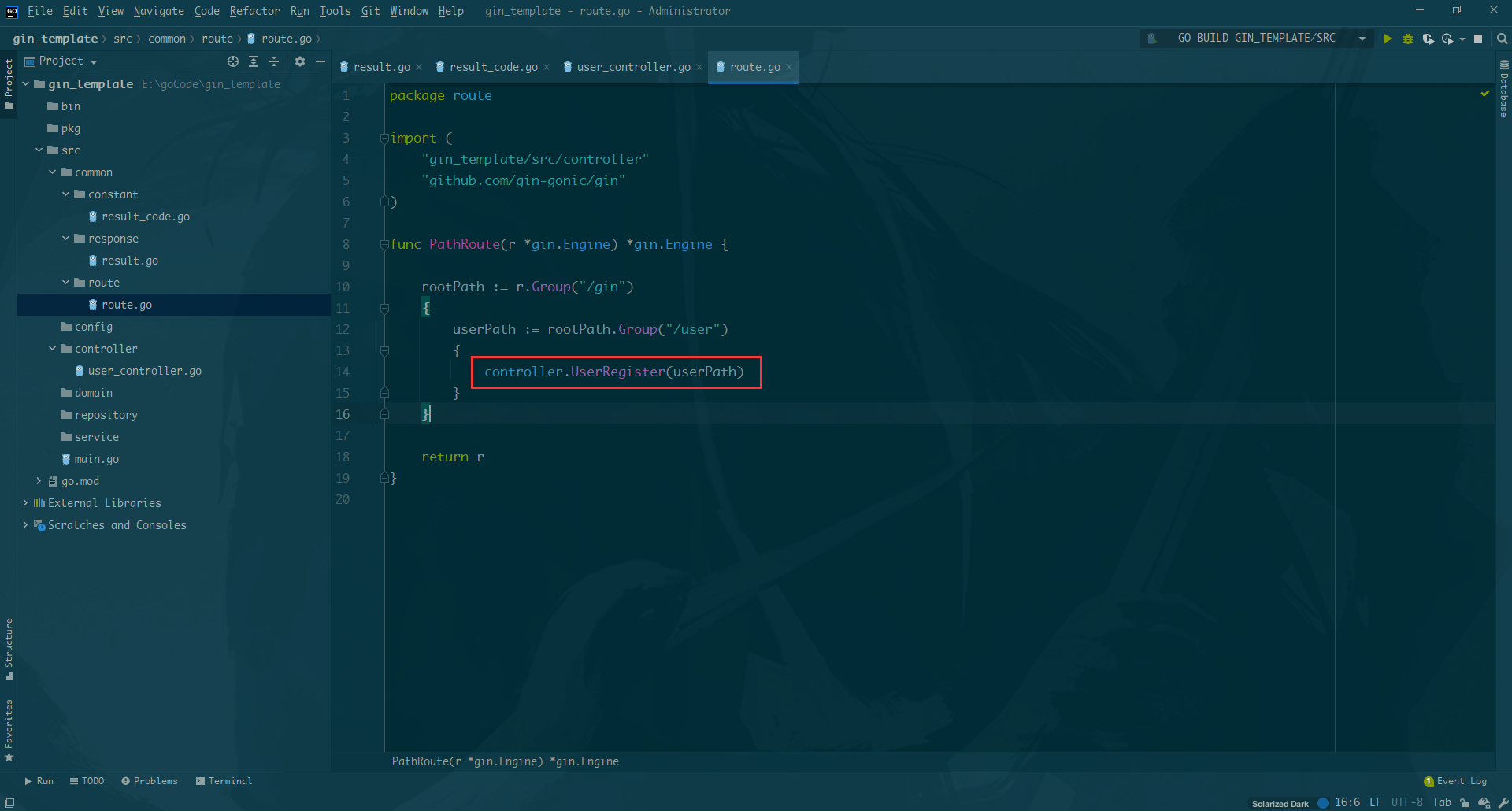 Gin框架搭建Golang接口项目模板controller层_gin controllerCSDN博客