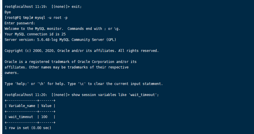 mysql 如何修改wait_timeout,interactive_timeout ,和 session ,global 有什么关系 ...