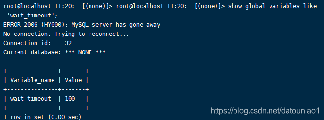 mysql 如何修改wait_timeout,interactive_timeout ,和 session ,global 有什么关系 ...