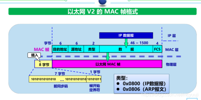 MAC帧的格式