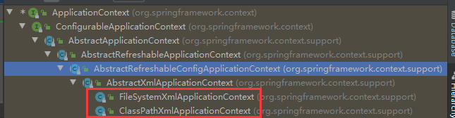 ApplicationContext 接口有实现类