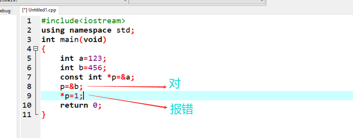 C Const Explanation Code World