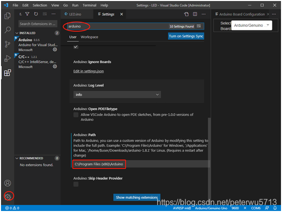 Arduino开发环境搭建【基于Visual Studio Code平台】_how to create visualgdb arduino ...