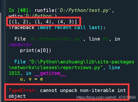 Typeerror Cannot Unpack Non Iterable Int Object Python黑洞网