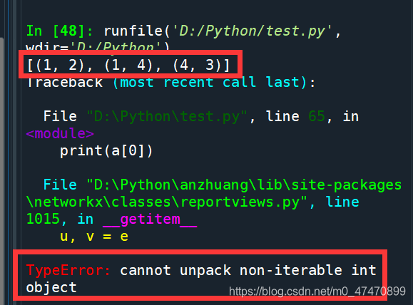 Typeerror: Cannot Unpack Non-Iterable Int Object_陌兮_的博客-Csdn博客