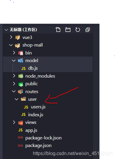 Create user routing module