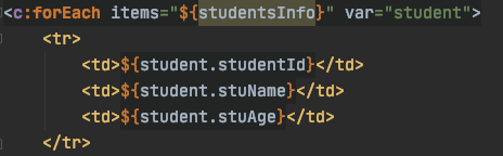 对于@javax.el.PropertyNotFoundException: Property [xxx] not readable on type 该异常可能出现的问题