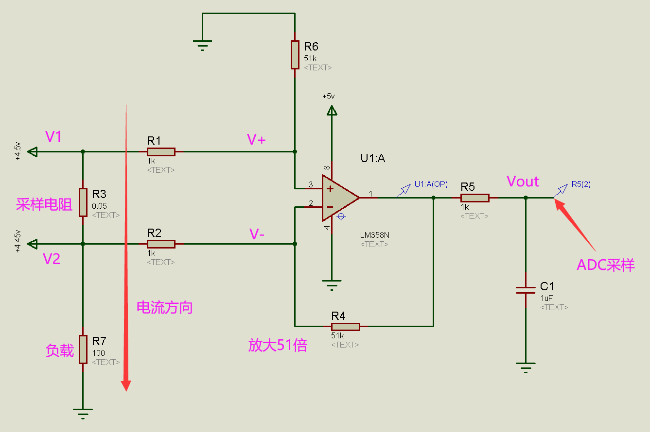 lm358直流放大电路图图片