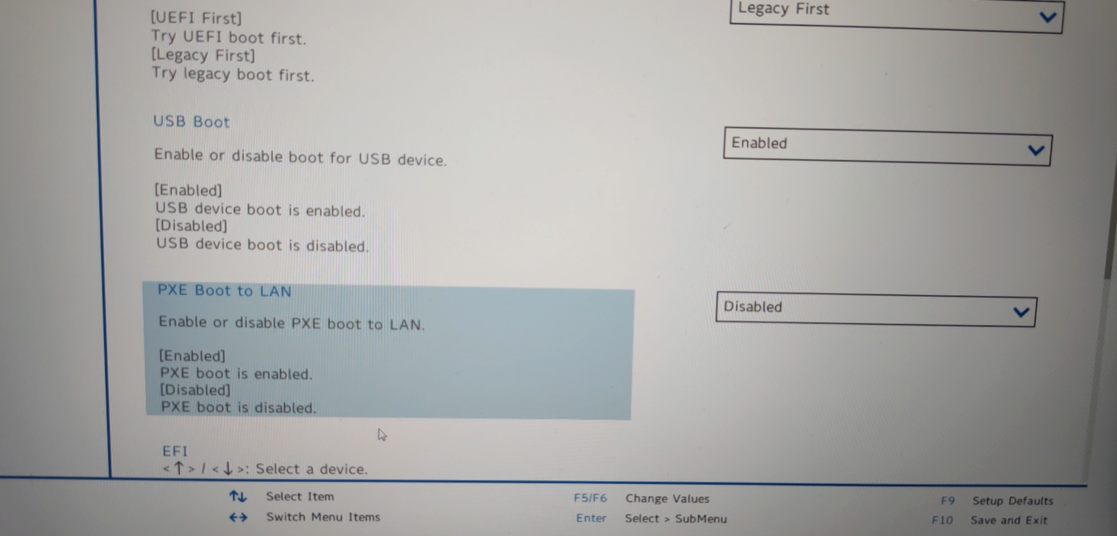 拯救者Y7000 2020新版Bios关闭开机自检