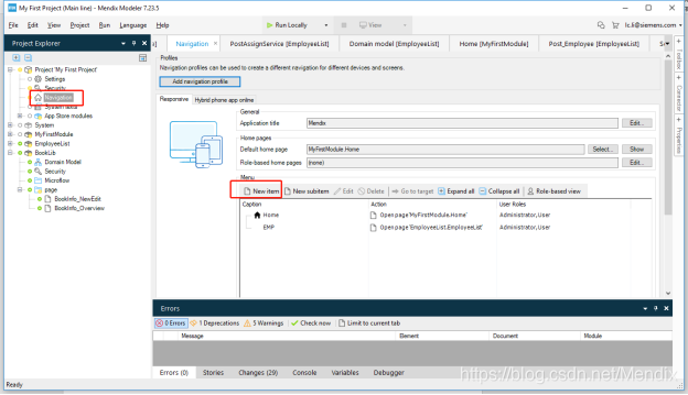 Mendix开发介绍实用篇(三)_mendix 怎么连接数据库-CSDN博客