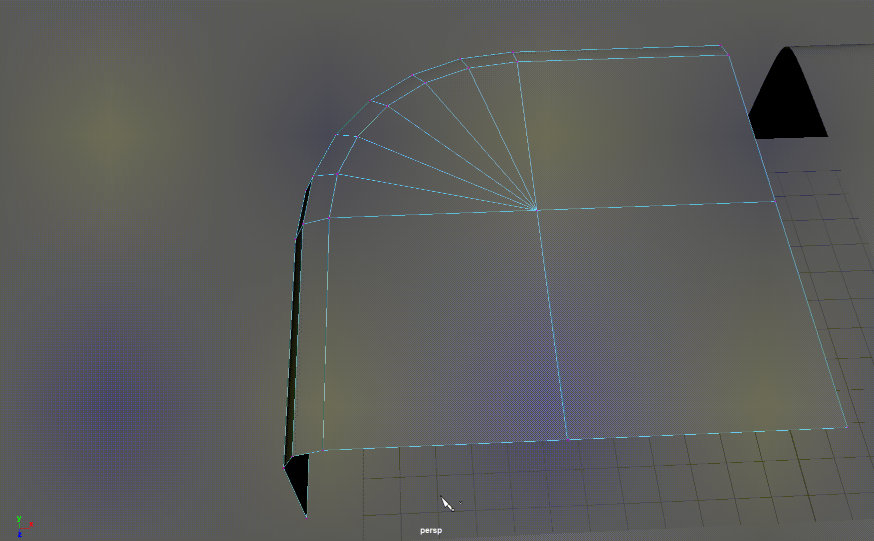 倒角:圆弧边倒角操作