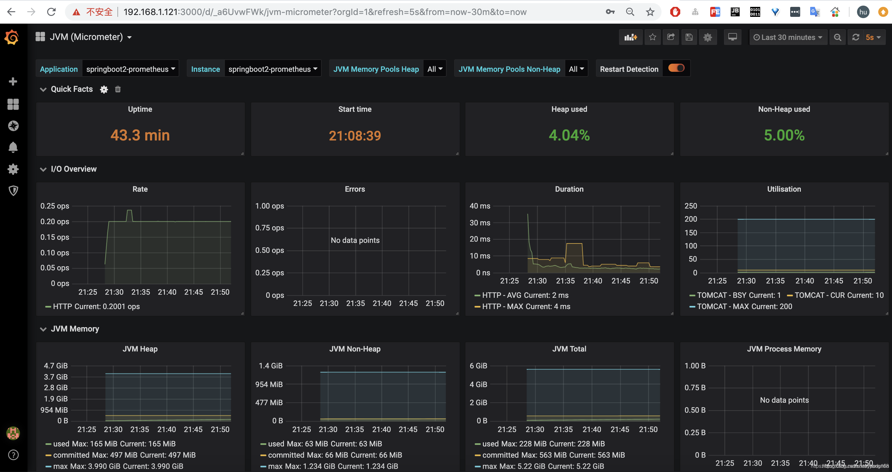 Spring Boot 使用 Micrometer 集成 Prometheus 监控 Java 应用性能_micrometer ...