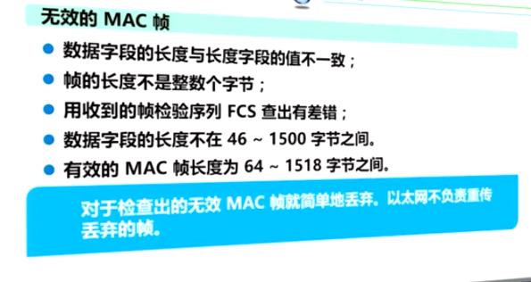 无效的MAC帧