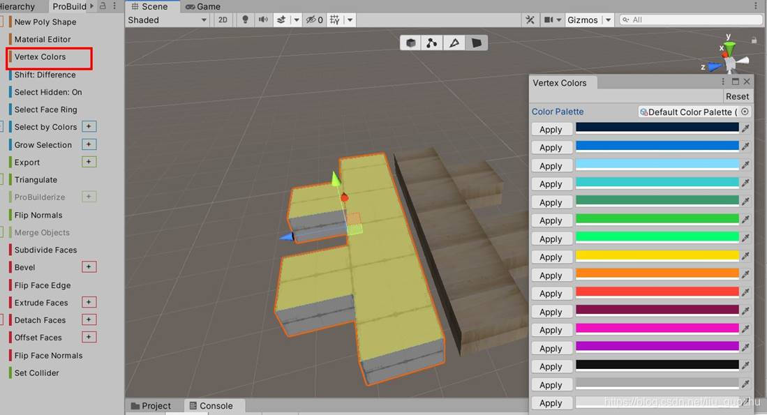 Pro Builder Color ProBuilder快速原型开发技术 ---不规则模型与材质_probuilder给选中物体添加材质-CSDN博客