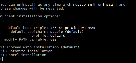 rustlang安装和环境配置