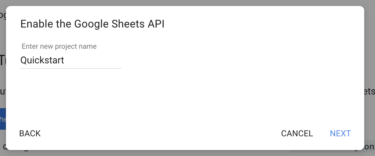 Python获取Google sheet中的内容_google sheet api 获取credentials.json和token.json