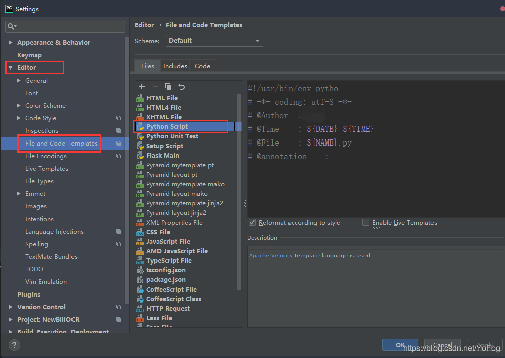 PyCharm自动生成文件头注释或函数注释_pycharm annotation author-CSDN博客