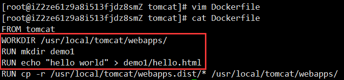 dockerfile workdir语法介绍