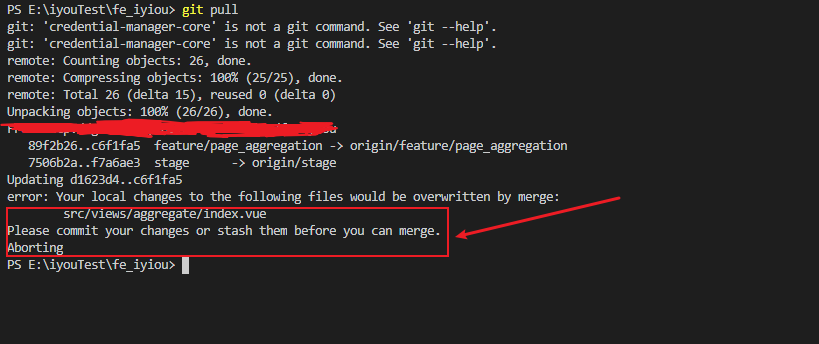 Git 在同一分支开发遇到的Please Commit Your Changes Or Stash Them Before You Can Merge .问题，如何解决_两个人用一个分支_Kinghiee的博客-Csdn博客