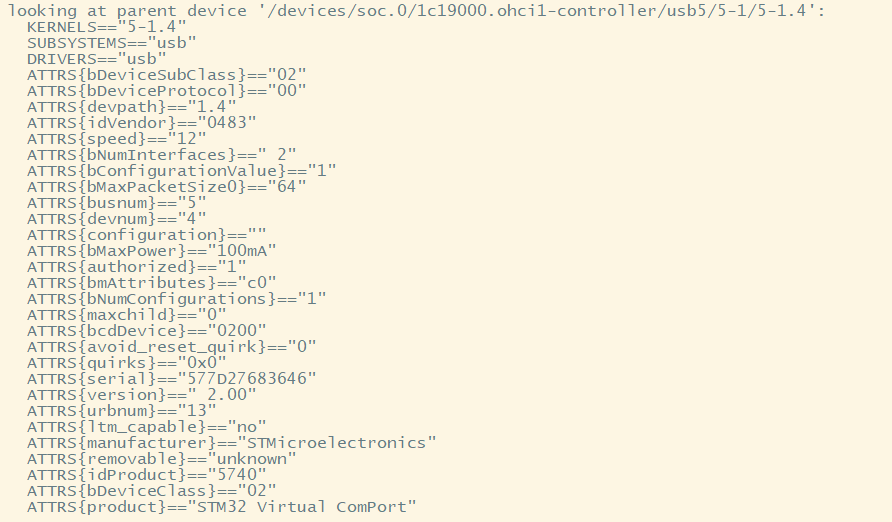 Linux kernel driver Add STM32 virtual serial device driver - Programmer ...
