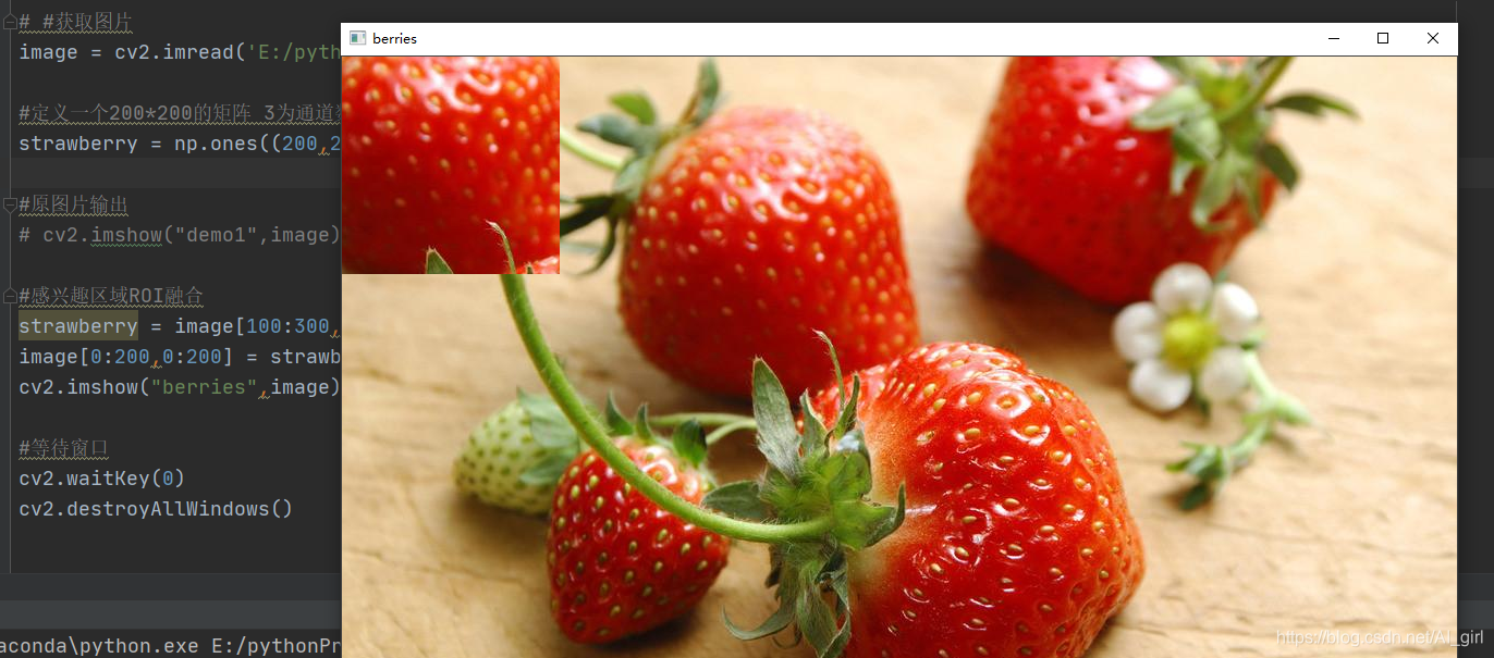 python图像处理(三)——获取图像属性、感兴趣区域ROI及通道处理_python image shape-CSDN博客