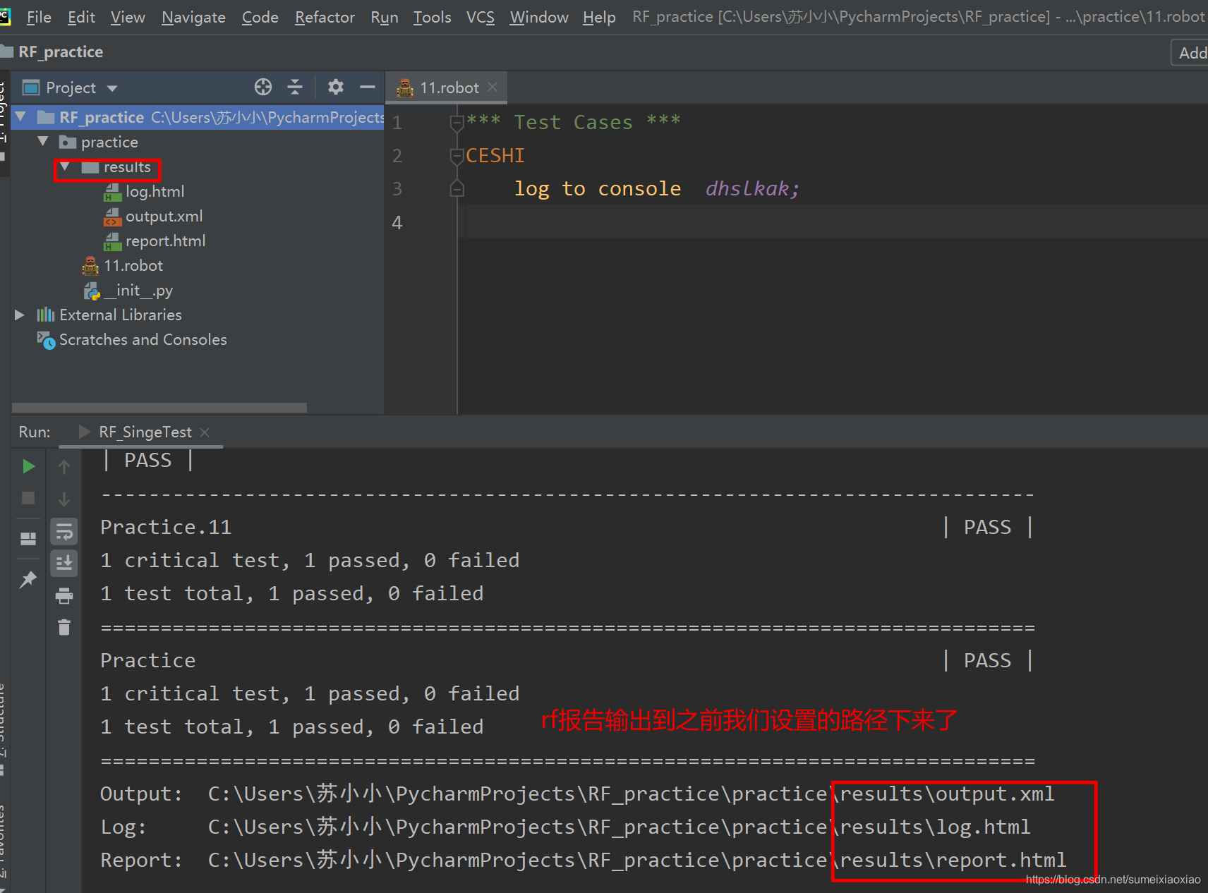 Pycharm配置Robot framework(RF)运行脚本_pycharm rf插件-CSDN博客