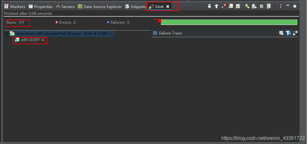 Ps: assertEquals (the correct value obtained (that is, the predicted value), the value obtained by the program);