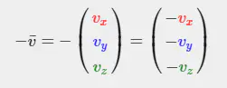 向量取反