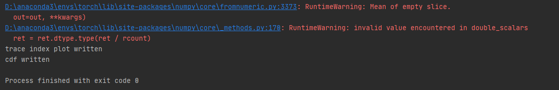 invalid value encountered in double_scalars