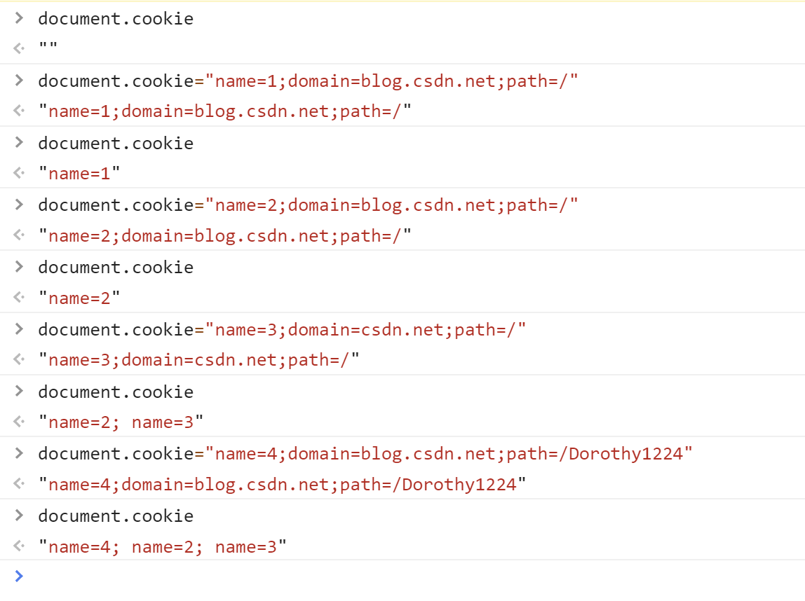 cookie的get、set方法封装  domain、path 属性
