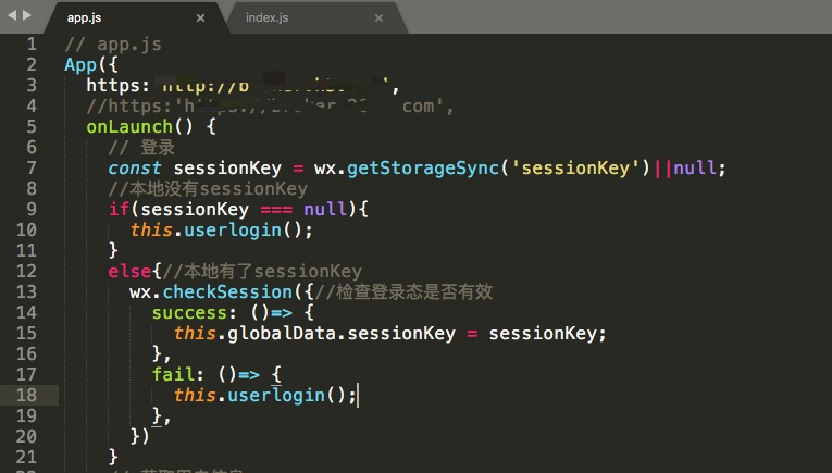 wx.login 小程序获登录