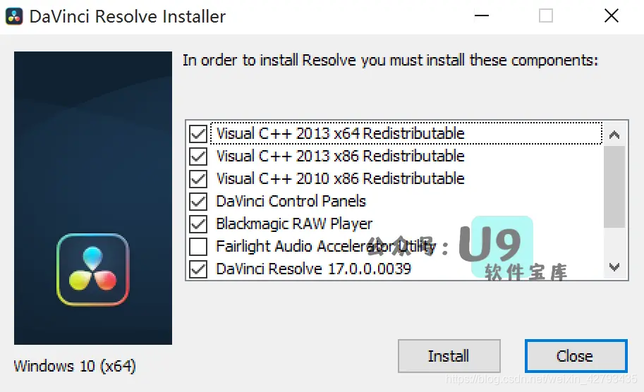 Davinci Resolve Studio达芬奇调色v17 0 0 39安装说明 由久的博客 程序员宝宝 程序员宝宝
