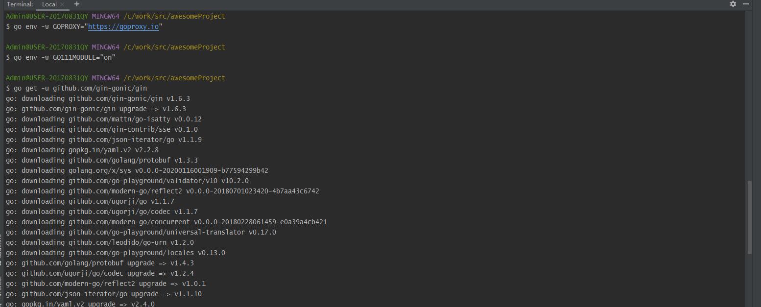 安装gingo Get Github Com Gin Gonic Gin Module Github Com Gin Gonic Gin Get Proxy Golang Org 黑小白233的博客 Csdn博客
