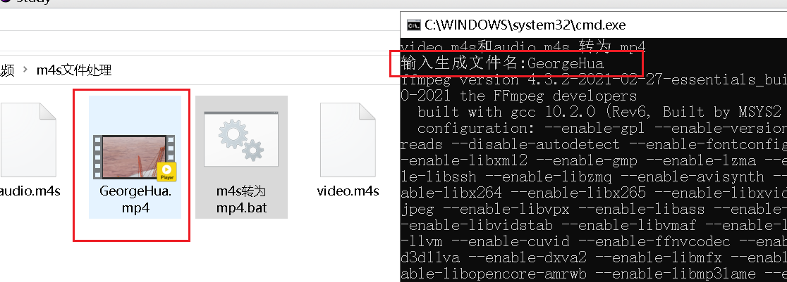 M4s转为mp4实例：使用ffmpeg和批处理将m4s转为mp4_ffmpeg M4s-CSDN博客