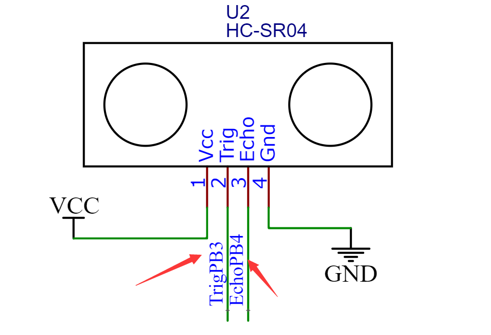 hc-sr04引脚图图片