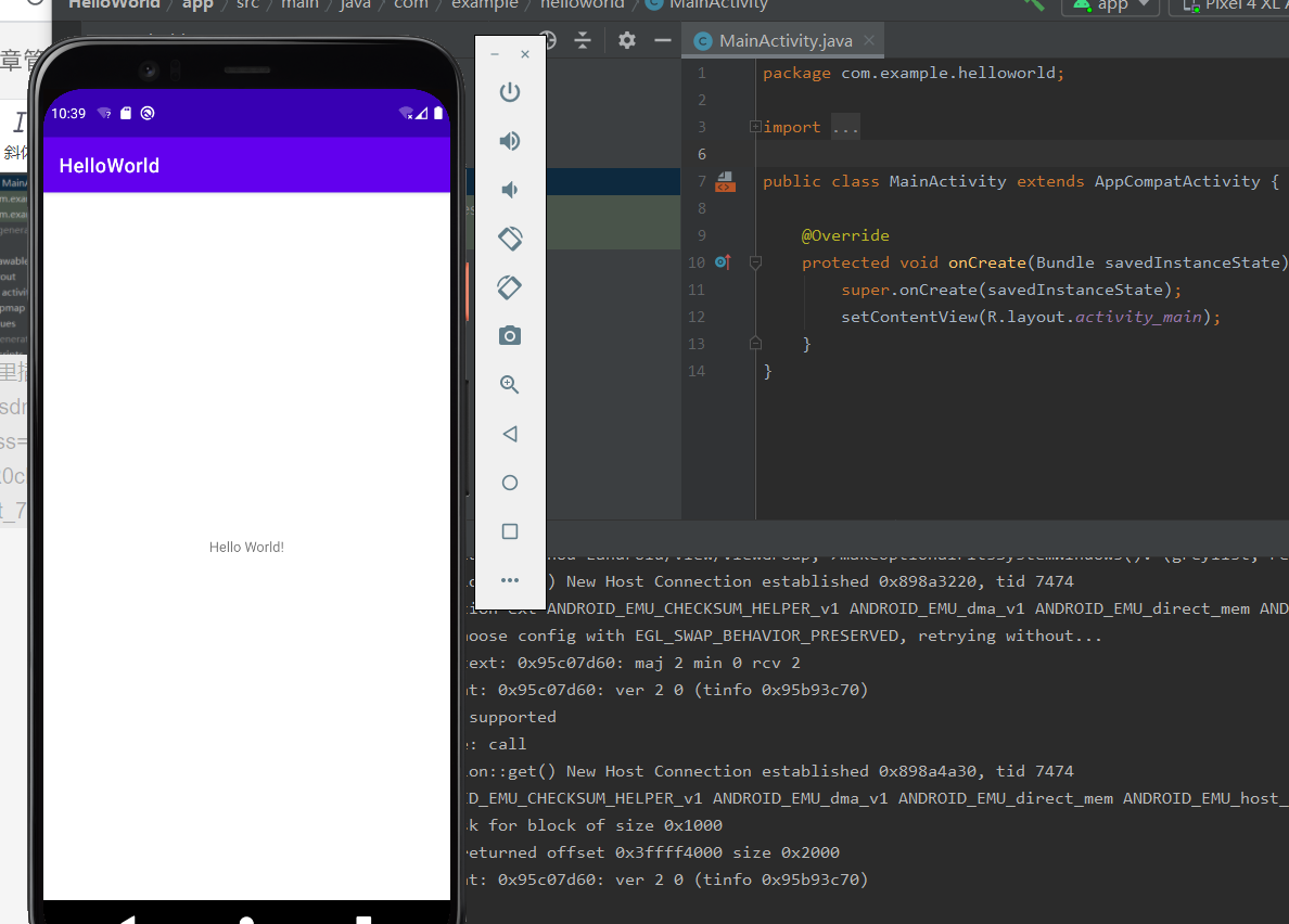 AS创建一个HelloWorld程序_as helloworld_MultifloraRose的博客-CSDN博客