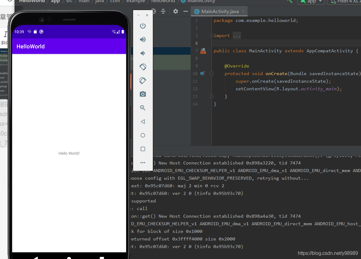 AS创建一个HelloWorld程序_as helloworld_MultifloraRose的博客-CSDN博客