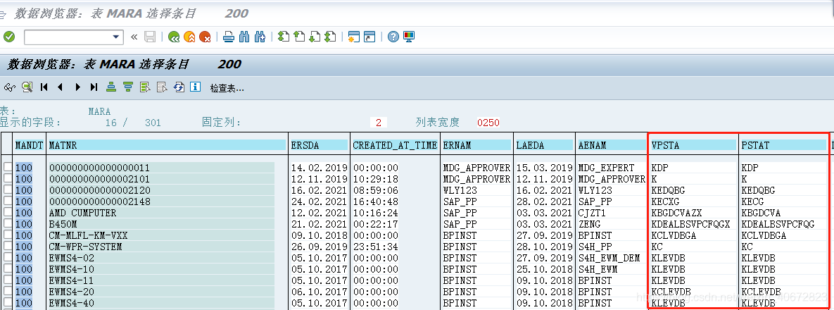 Pstat Sap SAP如何判断物料主数据中哪些视图有维护,哪些没有维护?_物料30091300000761未被会计部门维护-CSDN博客