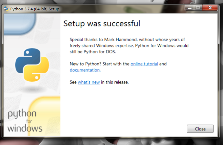 Windows Installing the Python Environment - Programmer Sought