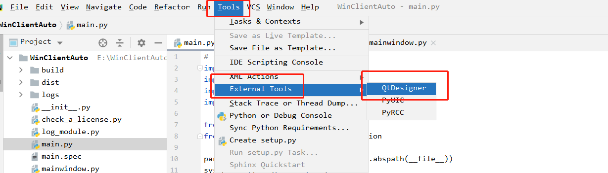 Automated test client based on PYQT5 and Pywinauto - Programmer Sought
